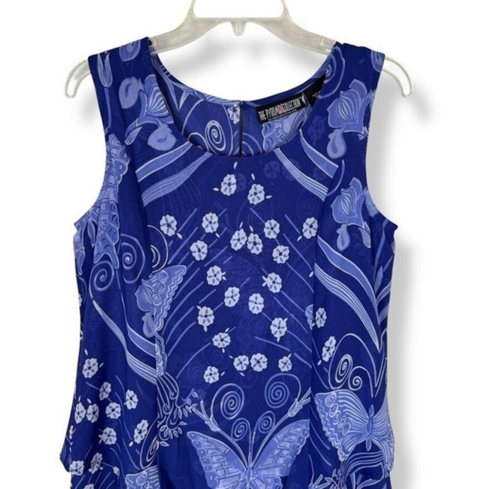 Pyramid Collection Butterfly Dress Size Medium‎ Chiffon Fairy Y2K Whimsical - Picture 6 of 13